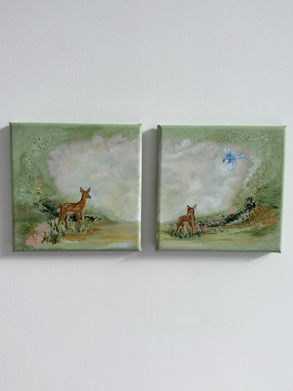 The grass isn’t greener - Diptych