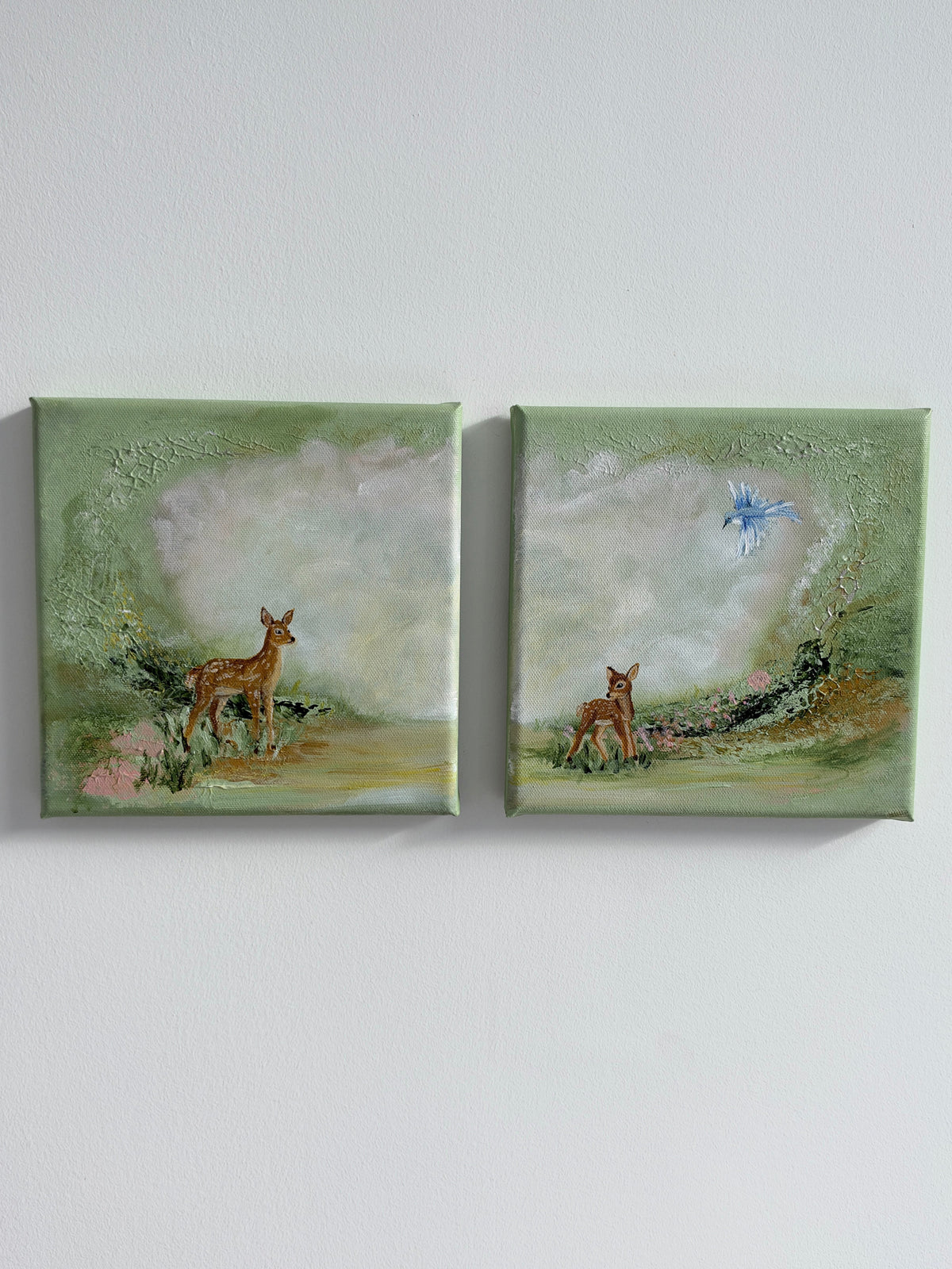 The grass isn’t greener - Diptych