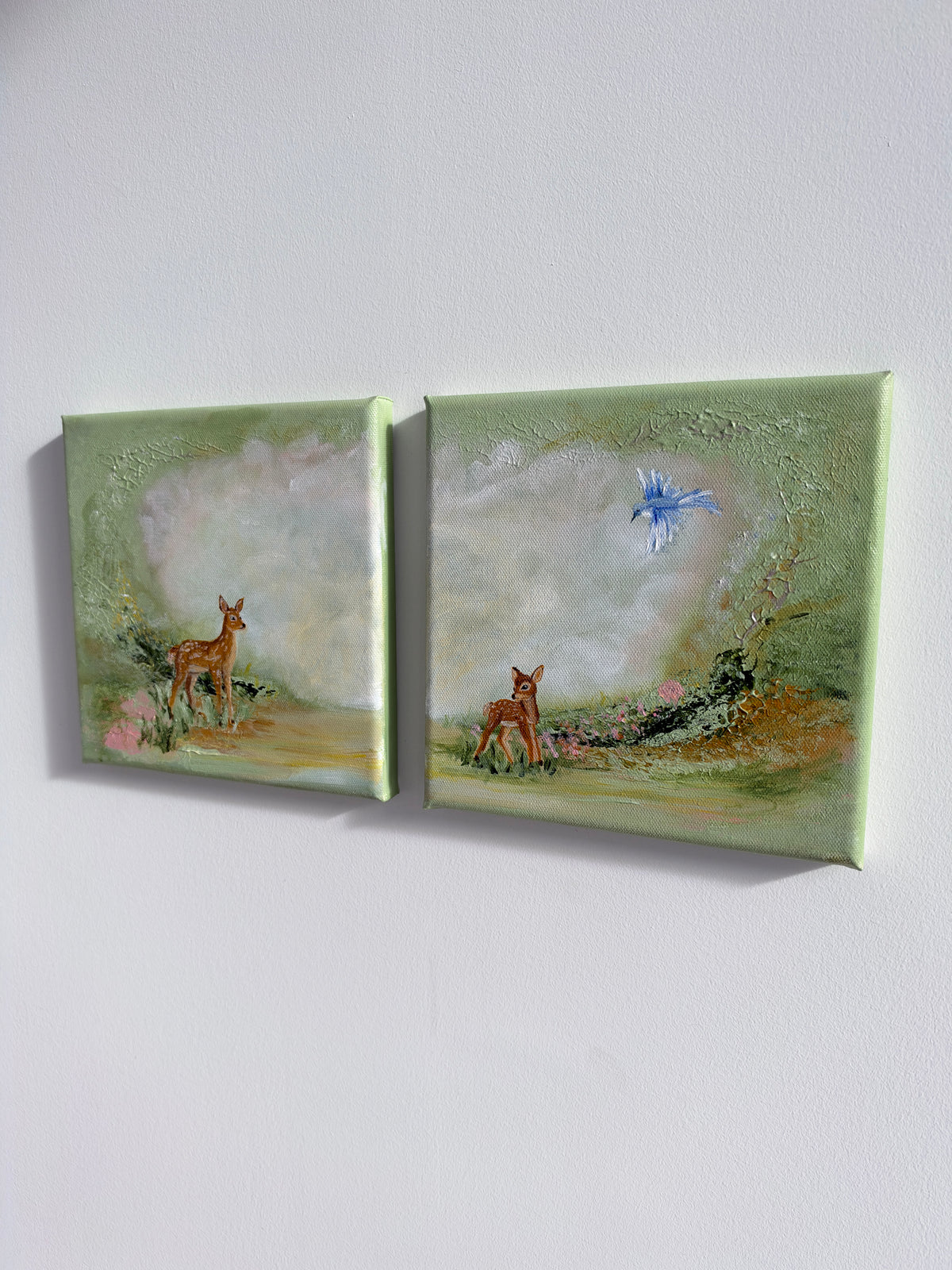 The grass isn’t greener - Diptych